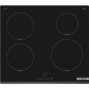 Bosch Serie 4, width 59.2 cm, frameless, black - Built-in Induction Hob