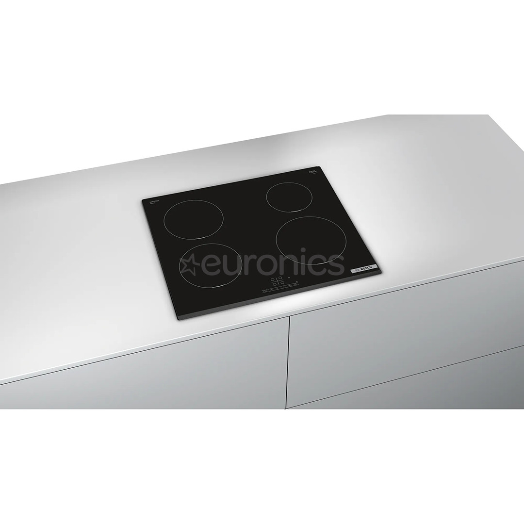 Bosch seeria 4, laius 59,2 cm, raamita, must - Integreeritav induktsioonpliidiplaat
