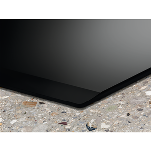 Electrolux, width 83 cm, frameless, black - Built-in Induction Hob with Cooker Hood