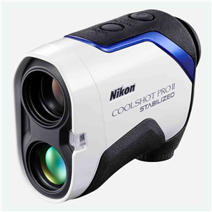Nikon Laser Rangefinder Coolshot Pro II Stabilized, valge - Golfi laserkaugusmõõtja