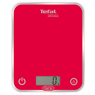 Tefal Optiss, up to 5 kg, red - Kitchen Scale BC5003
