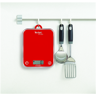 Tefal Optiss, up to 5 kg, red - Kitchen Scale