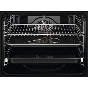 AEG AssistedCooking 8000, 71 L, pürolüütiline puhastus, must - Integreeritav ahi