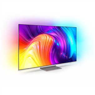 Philips The One PUS8857, 55", 4K UHD, LED LCD, central stand, silver - TV