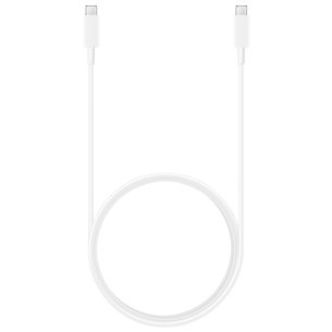 Samsung, USB-C - USB-C, 5 A, 1.8 m, white - Cable EP-DX510JWEGEU