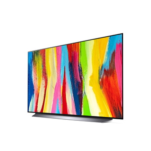 LG OLED48C21LA, 48", 4K UHD, OLED, центральная подставка, серый - Телевизор