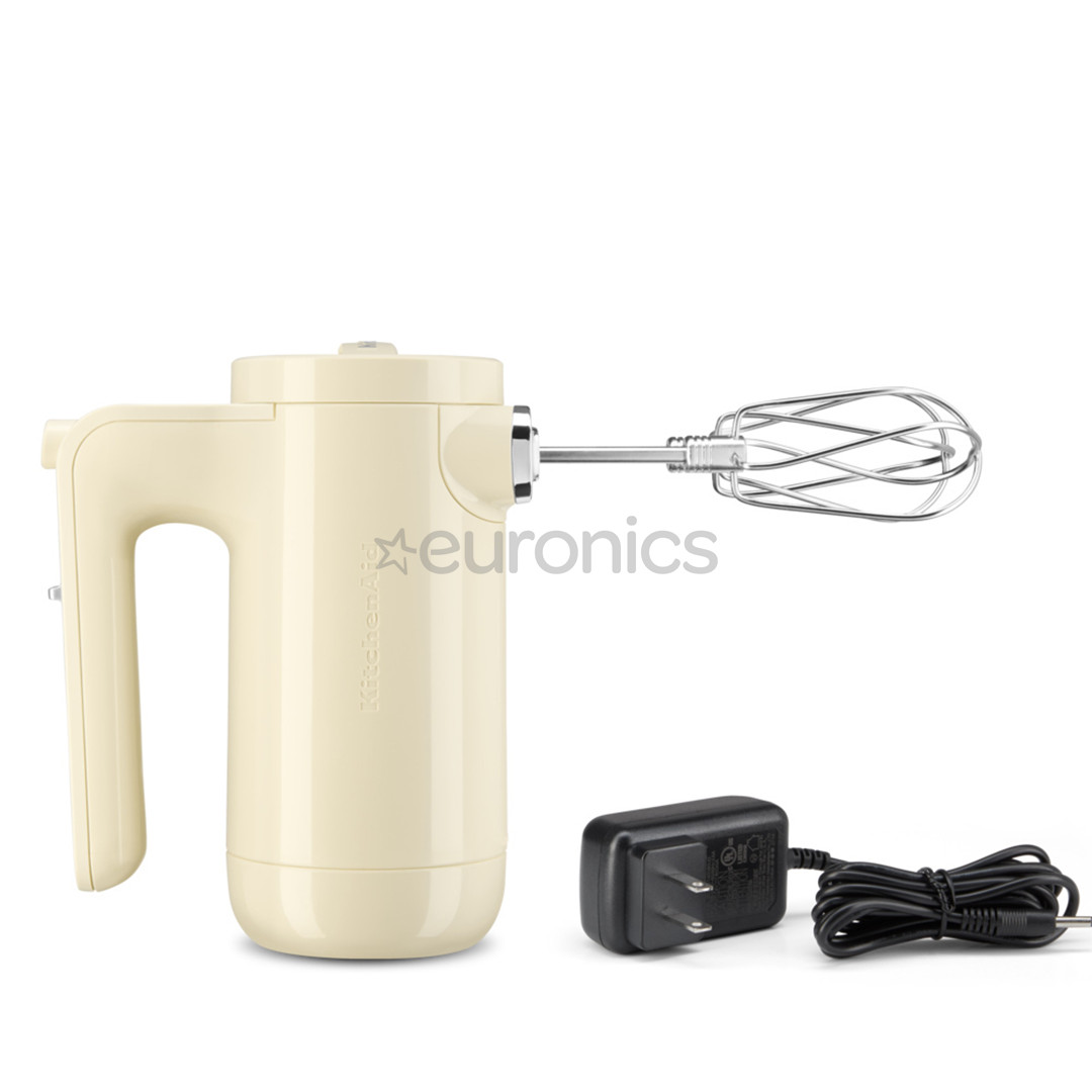 KitchenAid, бежевый - Беспроводной ручной миксер