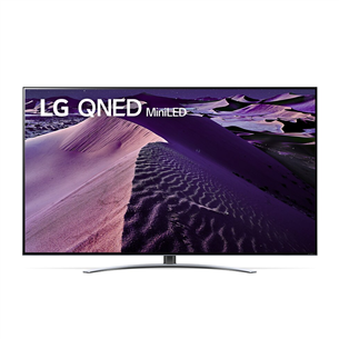 LG QNED87, 55", 4K UHD, QNED, MiniLED, центральная подставка, черный - Телевизор 55QNED873QB.AEU