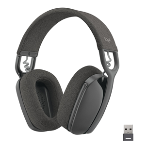 Logitech Zone Vibe 125 Wireless, must - Juhtmevaba peakomplekt