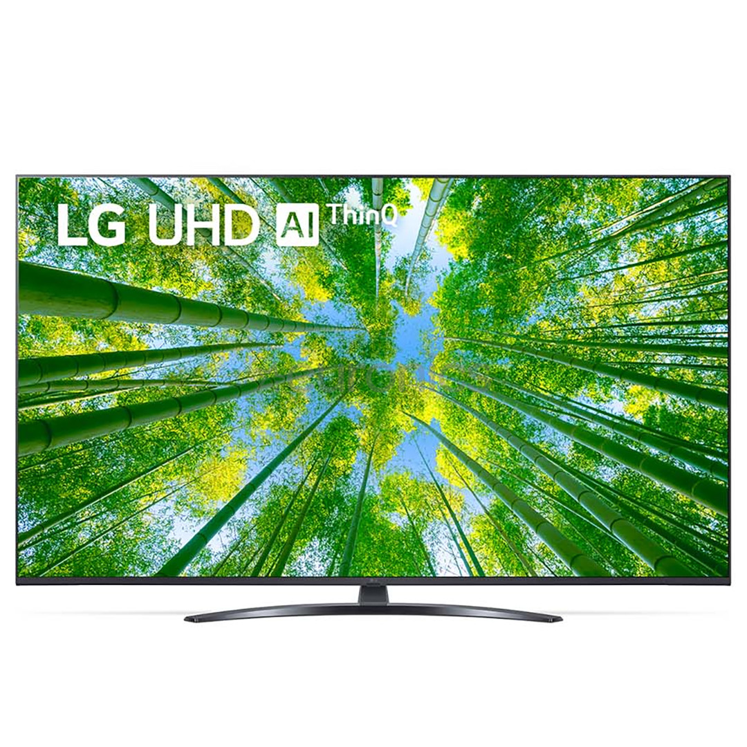 LG UQ8100, 75'', 4K UHD, LED LCD, jalg keskel, must - Teler