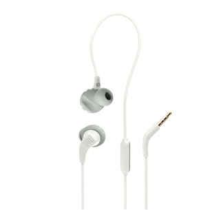 JBL Endurance Run 2, white - Sports headphones