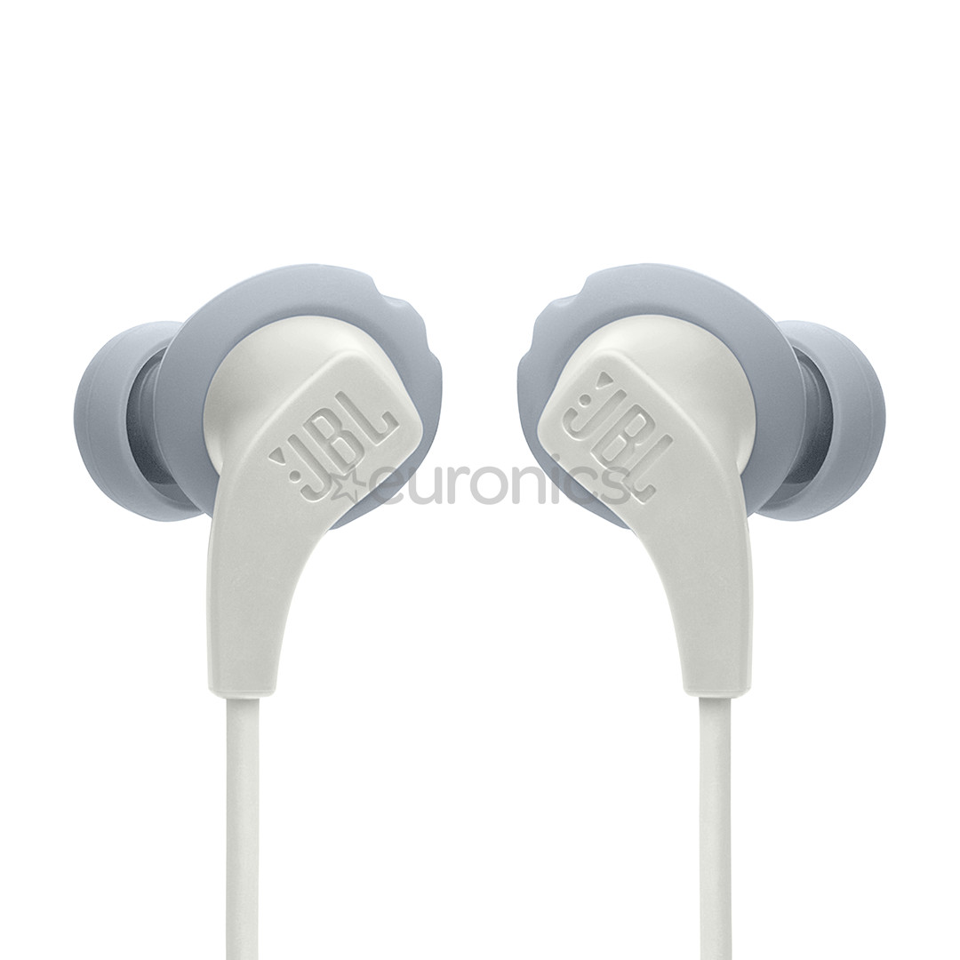 JBL Endurance Run 2, valge - Kõrvasisesed juhtmevabad spordiklapid