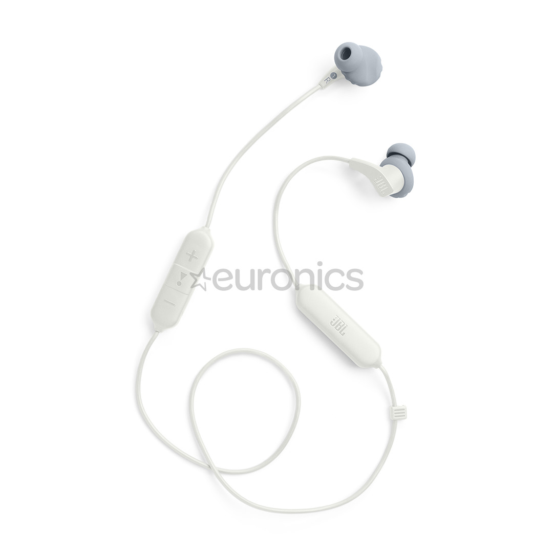 JBL Endurance Run 2, valge - Kõrvasisesed juhtmevabad spordiklapid