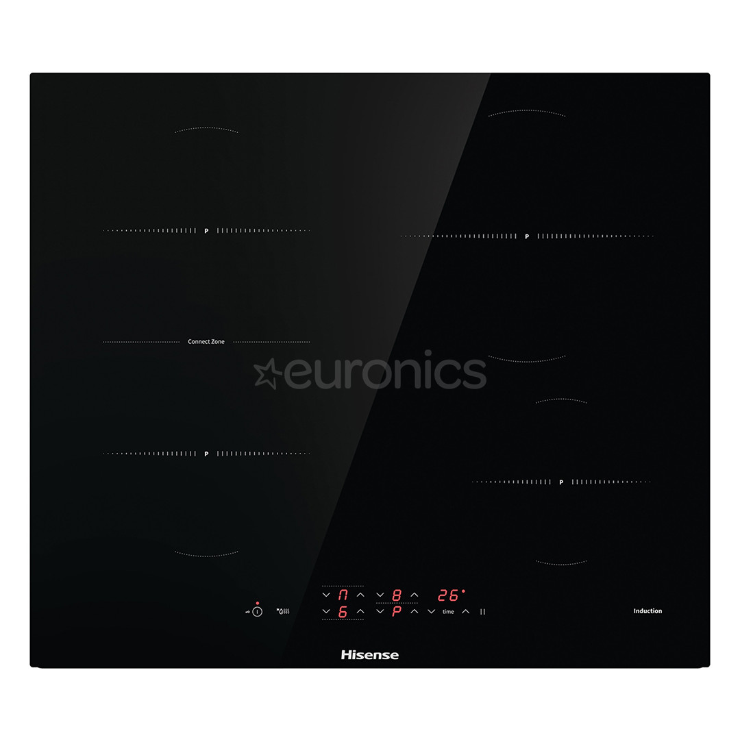 Hisense, width 59.5 cm, frameless, black - Built-in Induction Hob
