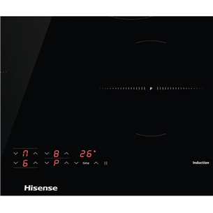 Hisense, width 59.5 cm, frameless, black - Built-in Induction Hob