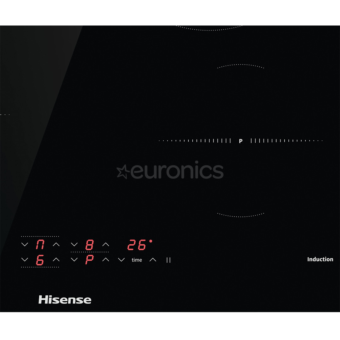 Hisense, width 59.5 cm, frameless, black - Built-in Induction Hob