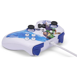 PowerA Nintendo Switch Enhanced Master Sword Attack Zelda Link, white - Nintendo Switch Controller