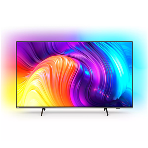 Philips The One PUS8517, 43'', 4K UHD, LED LCD, боковые ножки, темно-серый - Телевизор