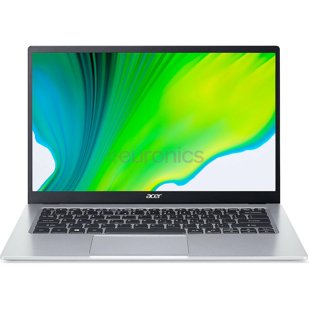 Acer Swift 1, 14'', FHD, Pentium N5030, 8 ГБ, 256 ГБ, ENG, серебристый - Ноутбук