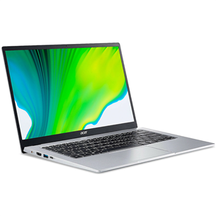 Acer Swift 1, 14'', FHD, Pentium N5030, 8 ГБ, 256 ГБ, ENG, серебристый - Ноутбук