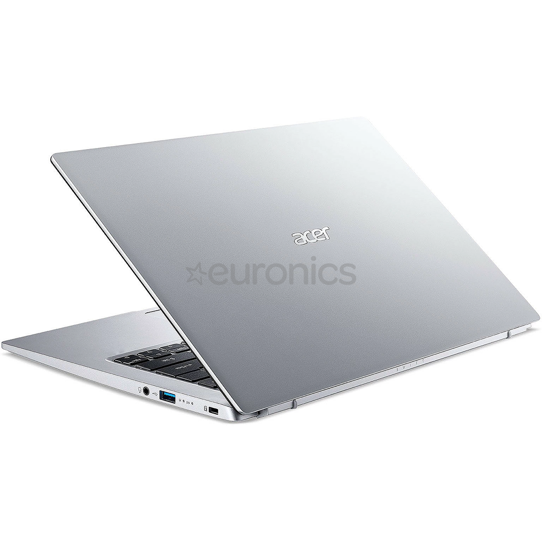 Acer Swift 1, 14'', FHD, Pentium N5030, 8 ГБ, 256 ГБ, ENG, серебристый - Ноутбук
