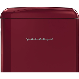 Gorenje, NoFrost, 300 L, height 194 cm, dark red - Refrigerator