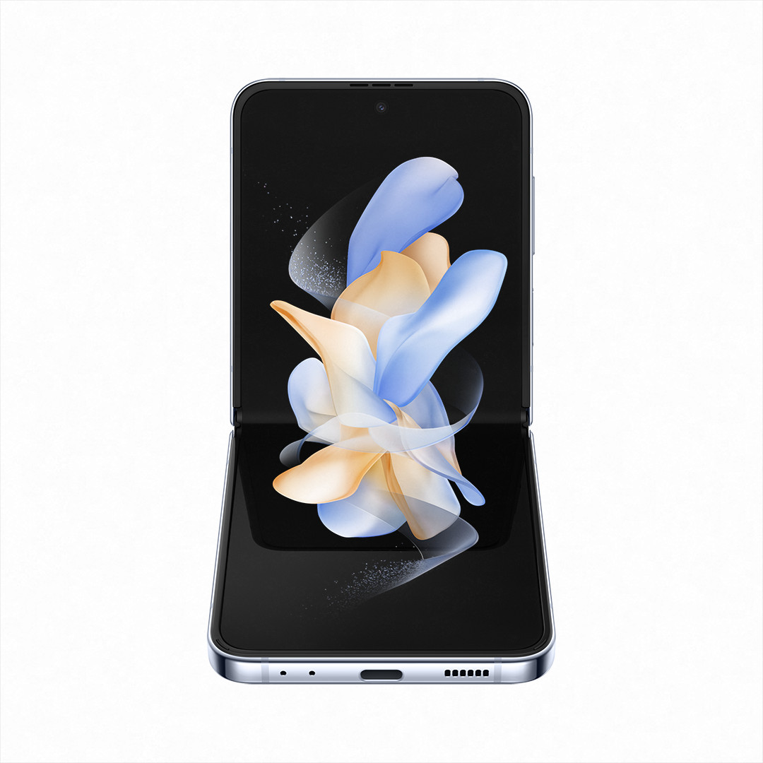 Samsung Galaxy Flip4, 128 ГБ, голубой - Смартфон