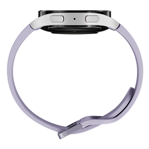Samsung Galaxy Watch5, 40 мм, LTE, серебристый/сиреневый ремешок - Смарт-часы