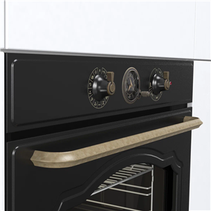 Gorenje, 77 L, black - Built-in Oven