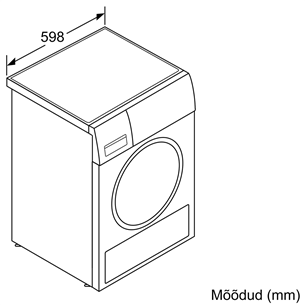 Bosch, 8 kg, depth 61.3 cm - Clothes Dryer