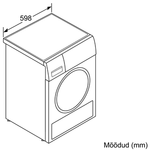 Bosch, 8 kg, sügavus 61,3 cm - Pesukuivati