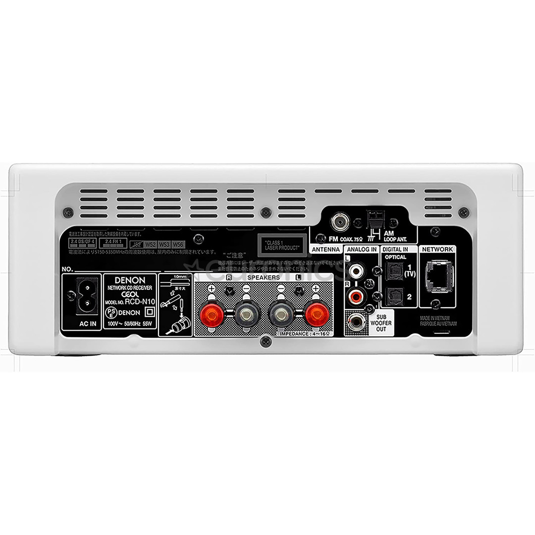 Denon CEOL N10, CD, BT, WiFi, белый - Усилитель