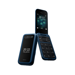Nokia 2660 Flip, синий - Мобильный телефон 1GF011GPG1A02