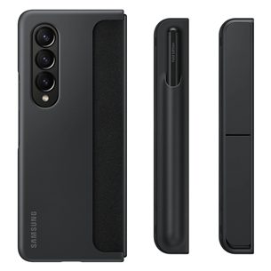 Samsung Galaxy Fold4 Standing Cover with Pen, черный - Чехол для смартфона с пером S Pen