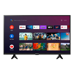 Panasonic LS500, 32'', HD, LCD, Android TV, jalad äärtes, must - Teler