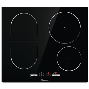 Hisense, frameless, width 59.5 cm, black - Built-in Induction Hob I6433C7