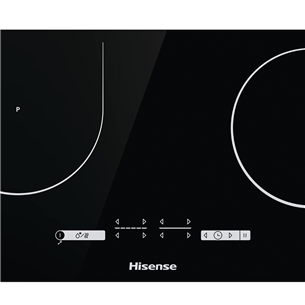 Hisense, laius 59,5 cm, raamita, must - Integreeritav induktsioonpliidiplaat