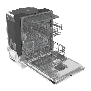 Hisense, 16 place settings, width 60 cm - Built-in Dishwasher