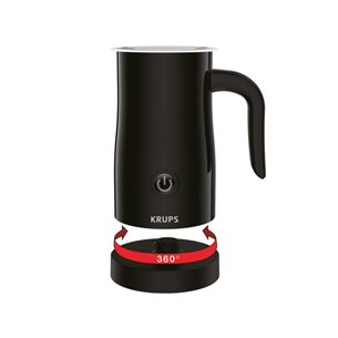 Krups Frothing Control, black - Automatic milk frother