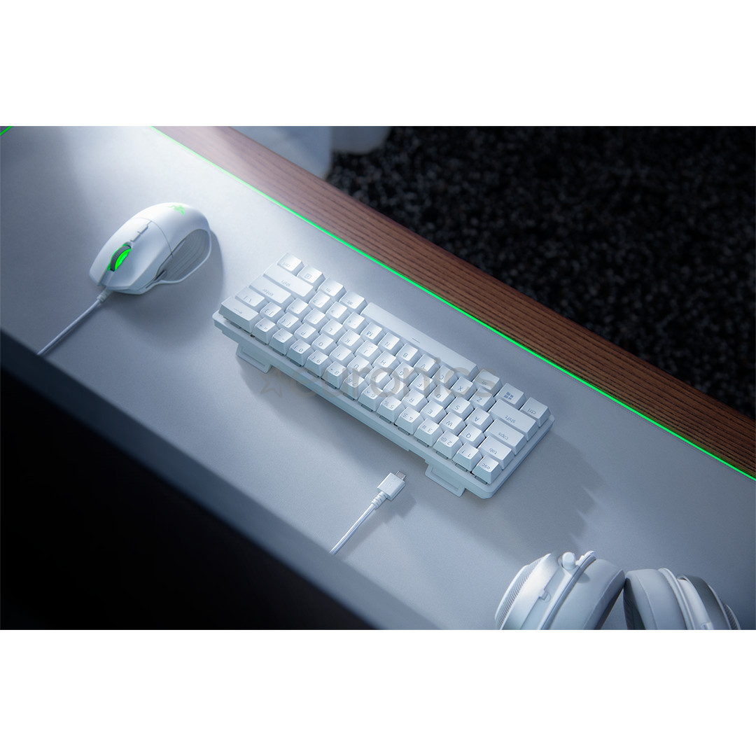 Razer Huntsman Mini Mercury Ed. Razer Red Switch, US, white - Mechanical Keyboard