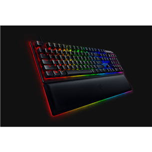Razer Huntsman V2, Red Switch, US, must - Mehaaniline klaviatuur