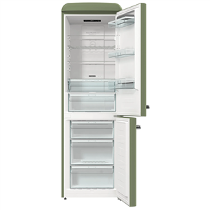 Gorenje, NoFrost, 300 L, kõrgus 194 cm, roheline - Külmik