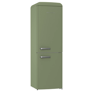Gorenje, NoFrost, 300 л, высота 194 см, зеленый - Холодильник
