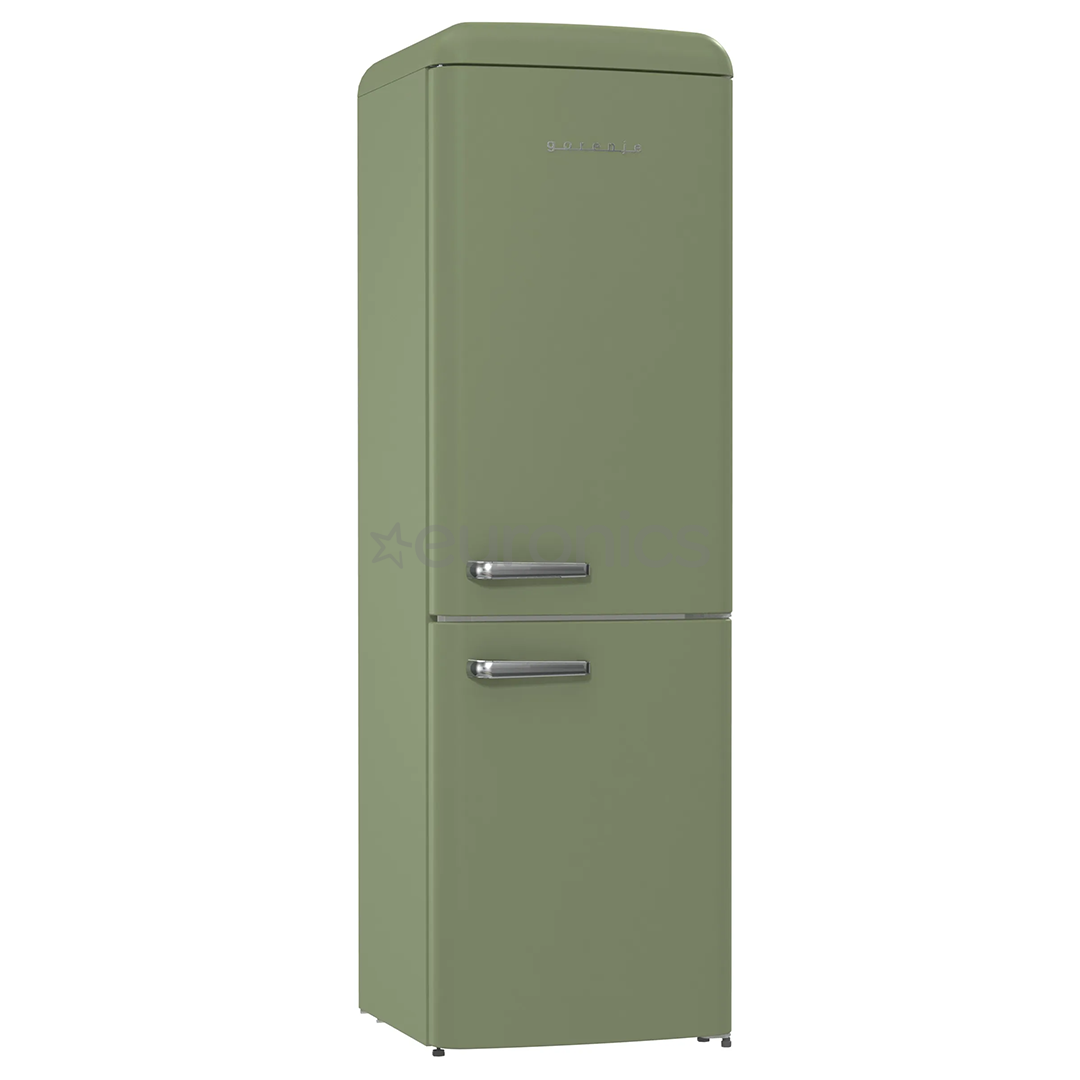 Gorenje, NoFrost, 300 L, kõrgus 194 cm, roheline - Külmik