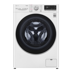 LG, TurboWash, 9 kg, sügavus 56,5 cm, 1400 p/min - Eestlaetav pesumasin F4WV509S1EA