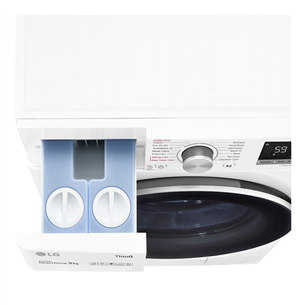 LG, TurboWash, 9 kg, depth 56.5 cm, 1400 rpm - Front Load Washing Machine