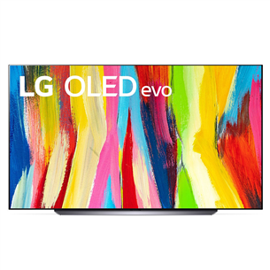 LG OLED83C21LA, 83", 4K UHD, OLED evo, central stand, gray - TV OLED83C21LA.AEU