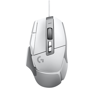 Logitech G502 X, valge - Juhtmega optiline hiir