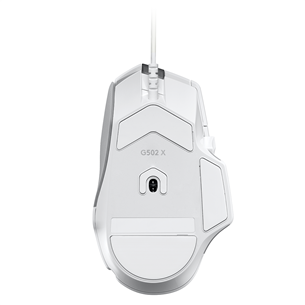 Logitech G502 X, valge - Juhtmega hiir