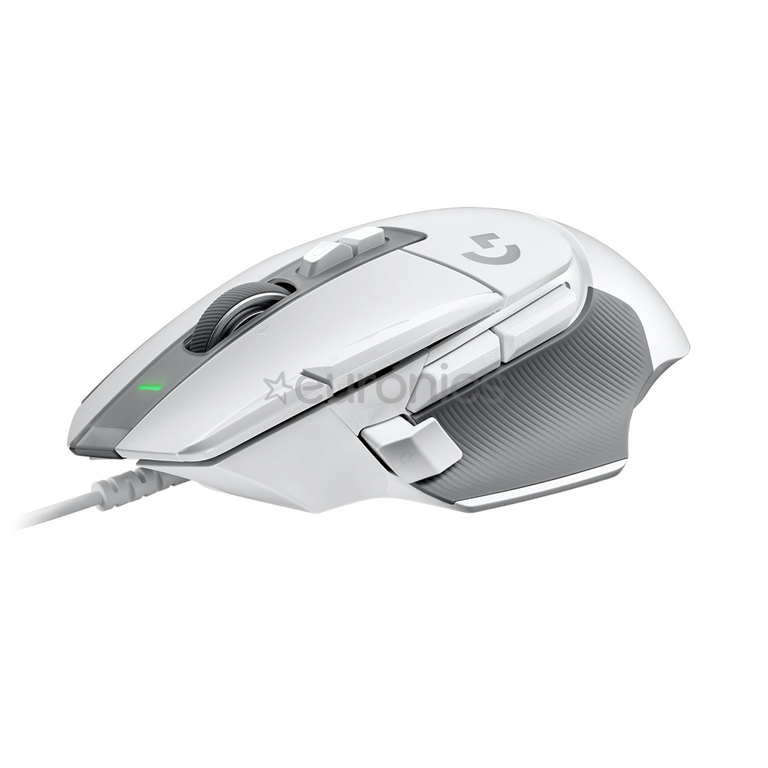 Logitech G502 X, valge - Juhtmega optiline hiir